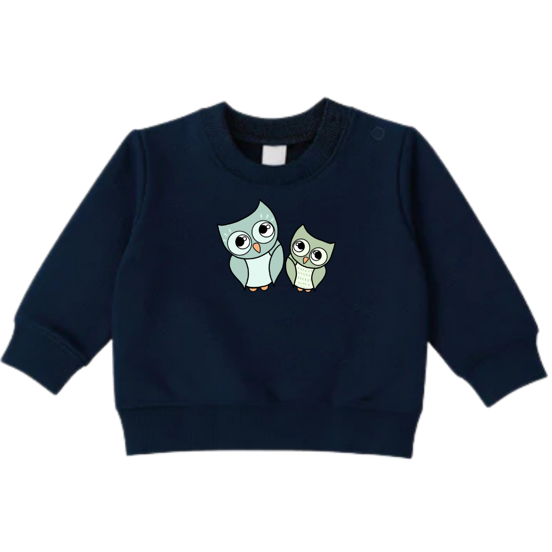 Sweaters - maat 56-104 - Navy - (ontwerp naar keuze)