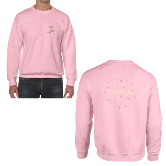 Sweater - roze - volwassenen - (ontwerp naar keuze)