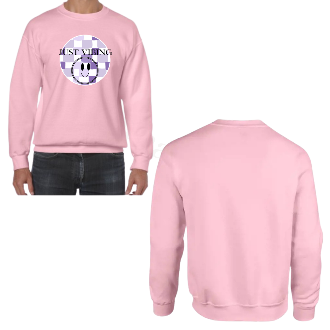 Sweater - roze - volwassenen - (ontwerp naar keuze)