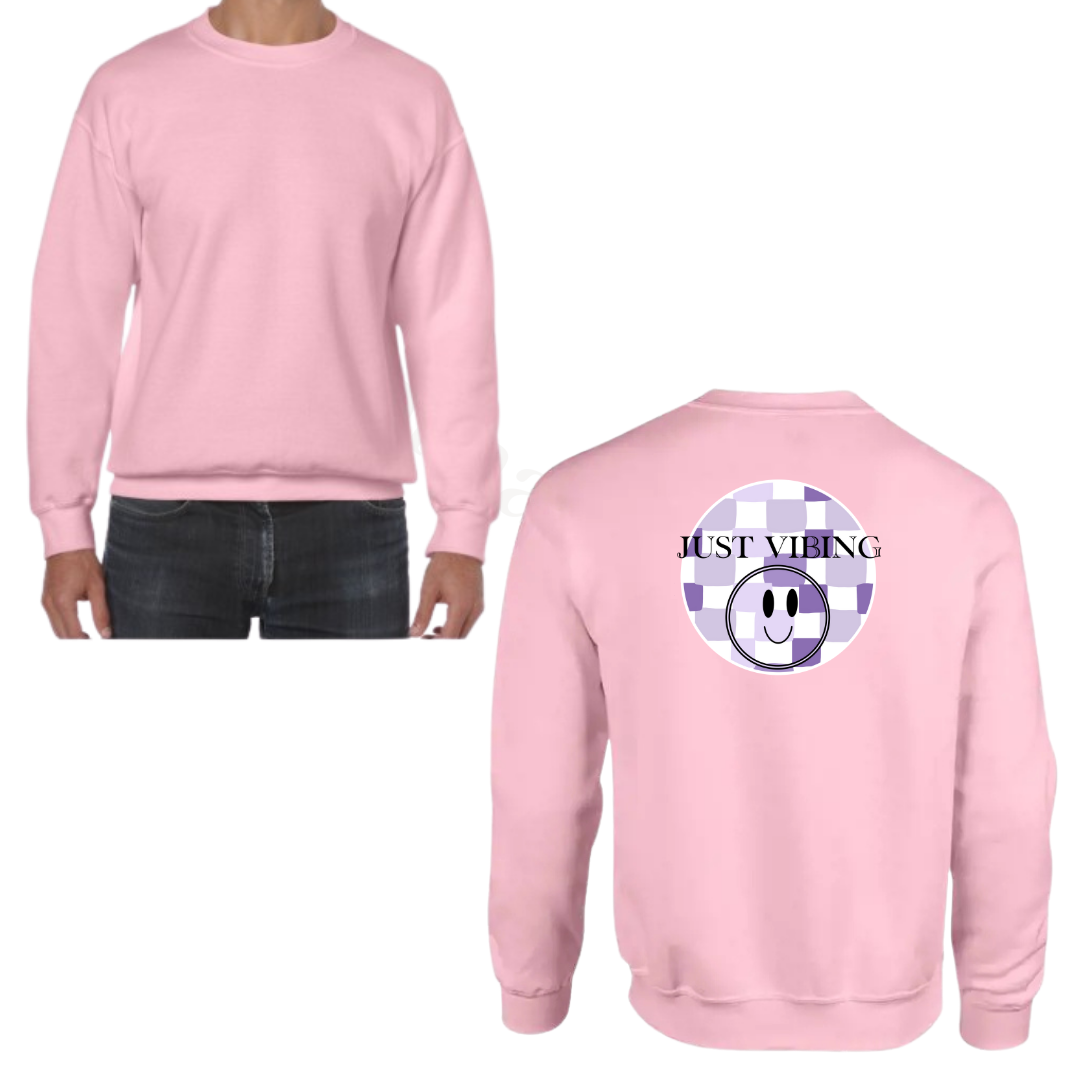 Sweater - roze - volwassenen - (ontwerp naar keuze)