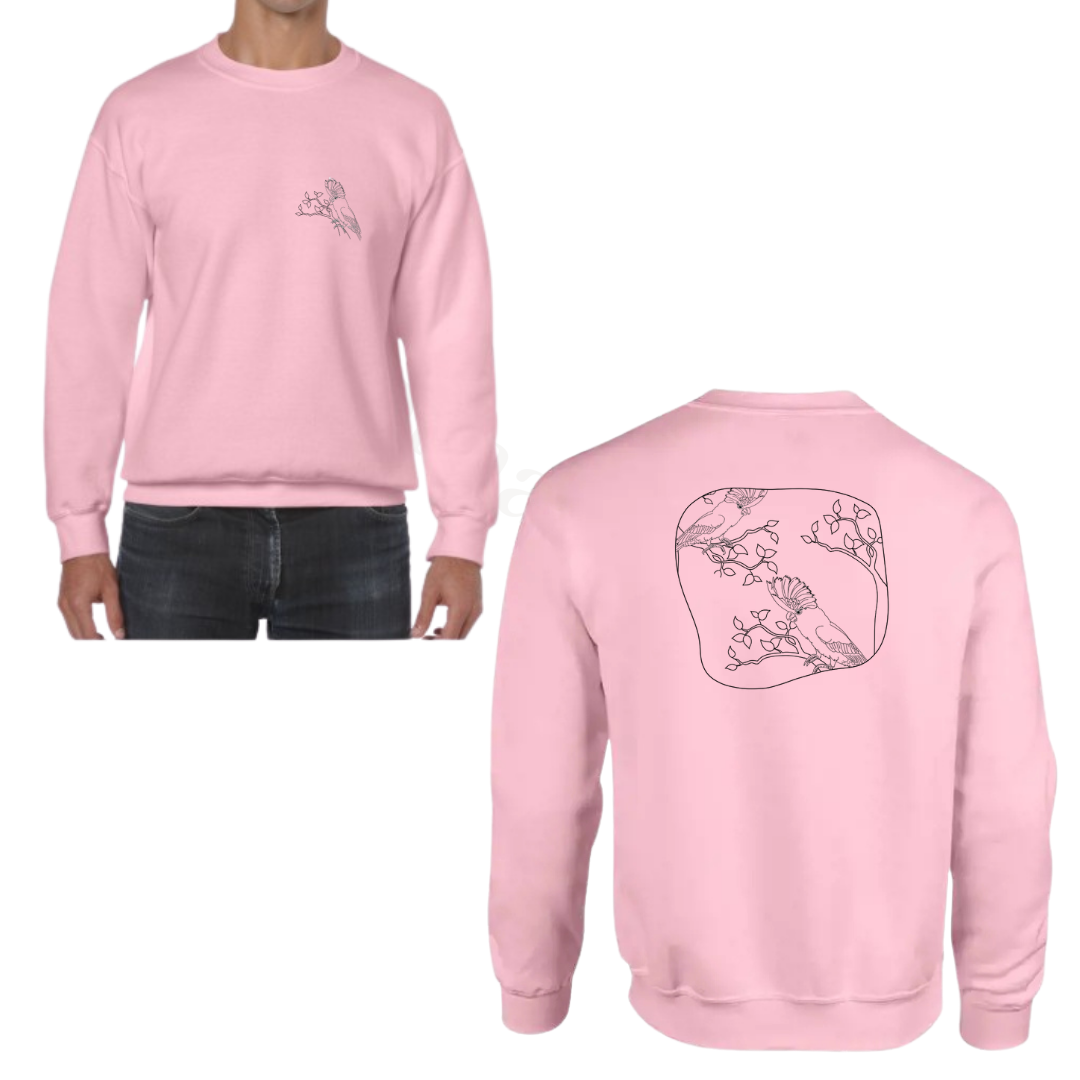 Sweater - roze - volwassenen - (ontwerp naar keuze)