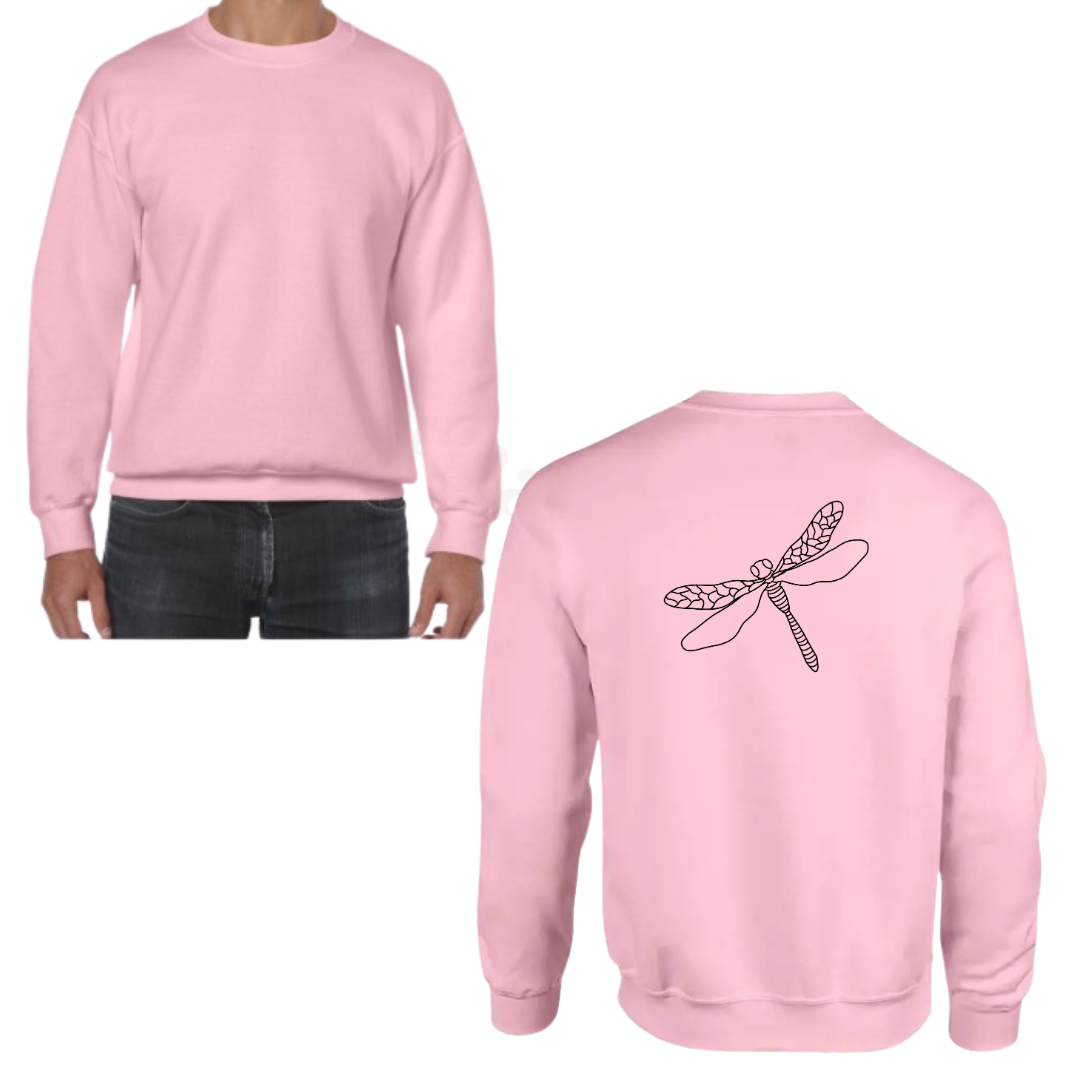 Sweater - roze - volwassenen - (ontwerp naar keuze)