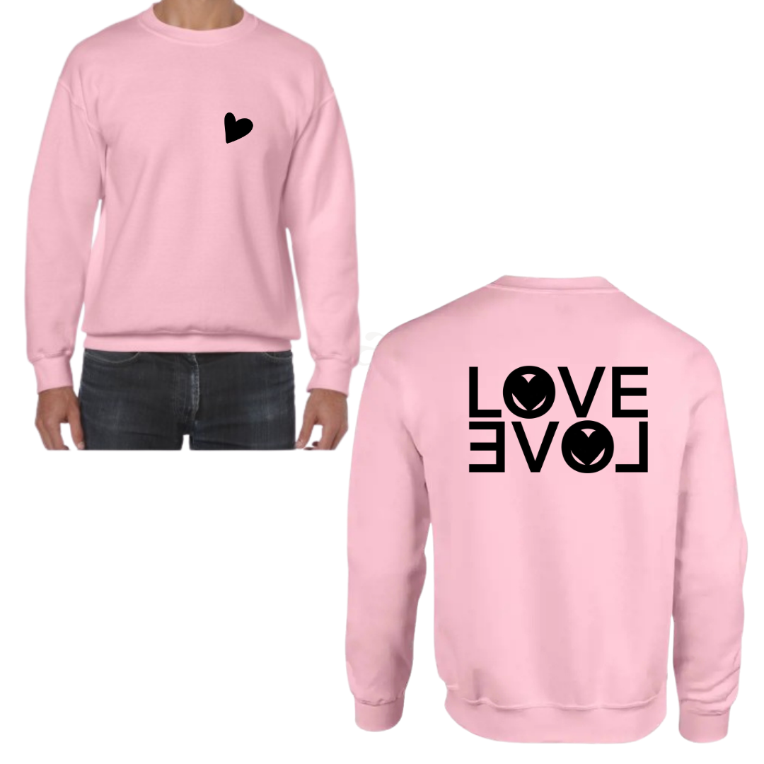 Sweater - roze - volwassenen - (ontwerp naar keuze)