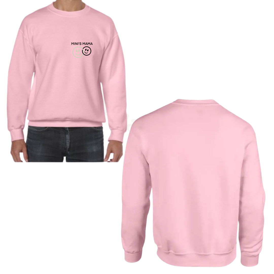 Sweater - roze - volwassenen - (ontwerp naar keuze)