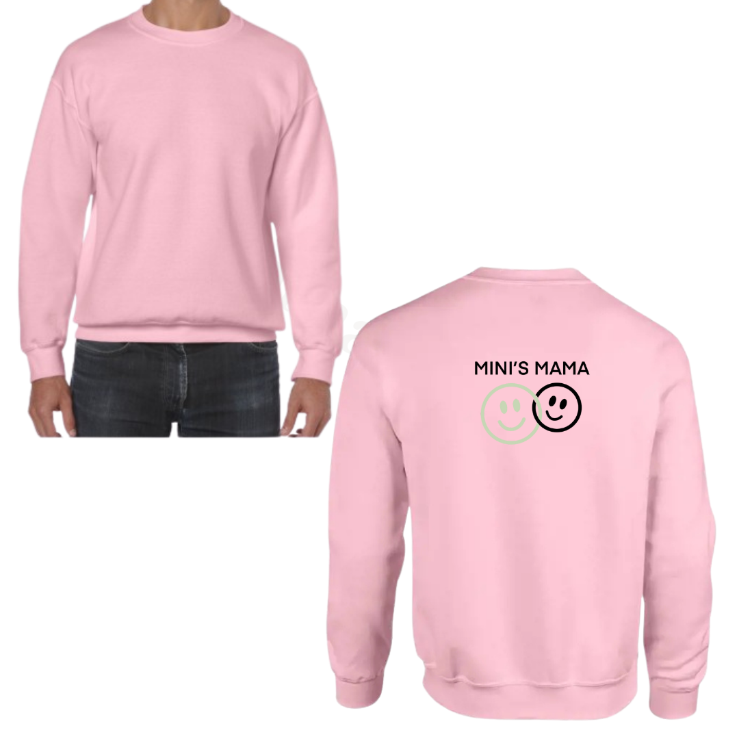 Sweater - roze - volwassenen - (ontwerp naar keuze)