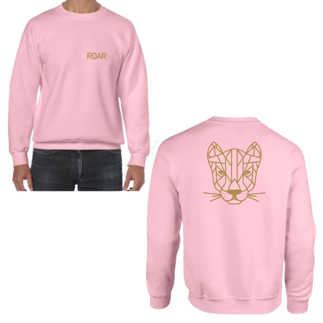 Sweater - roze - volwassenen - (ontwerp naar keuze)