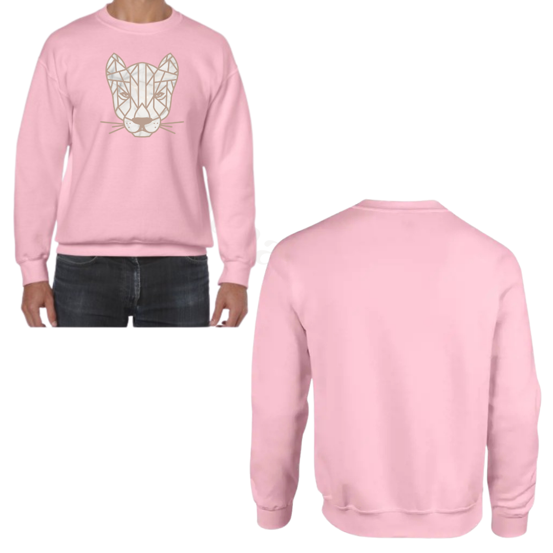 Sweater - roze - volwassenen - (ontwerp naar keuze)