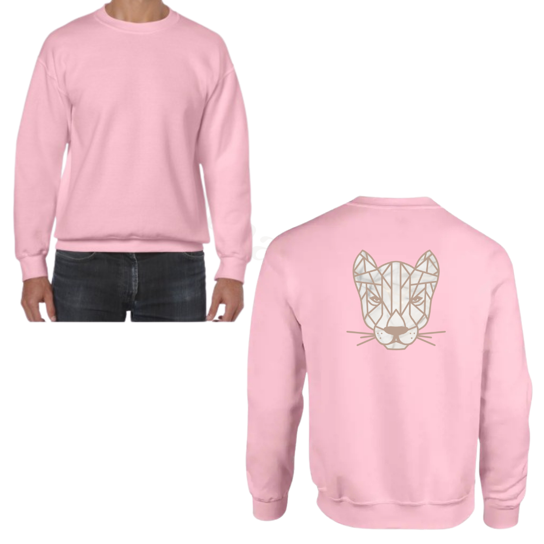 Sweater - roze - volwassenen - (ontwerp naar keuze)