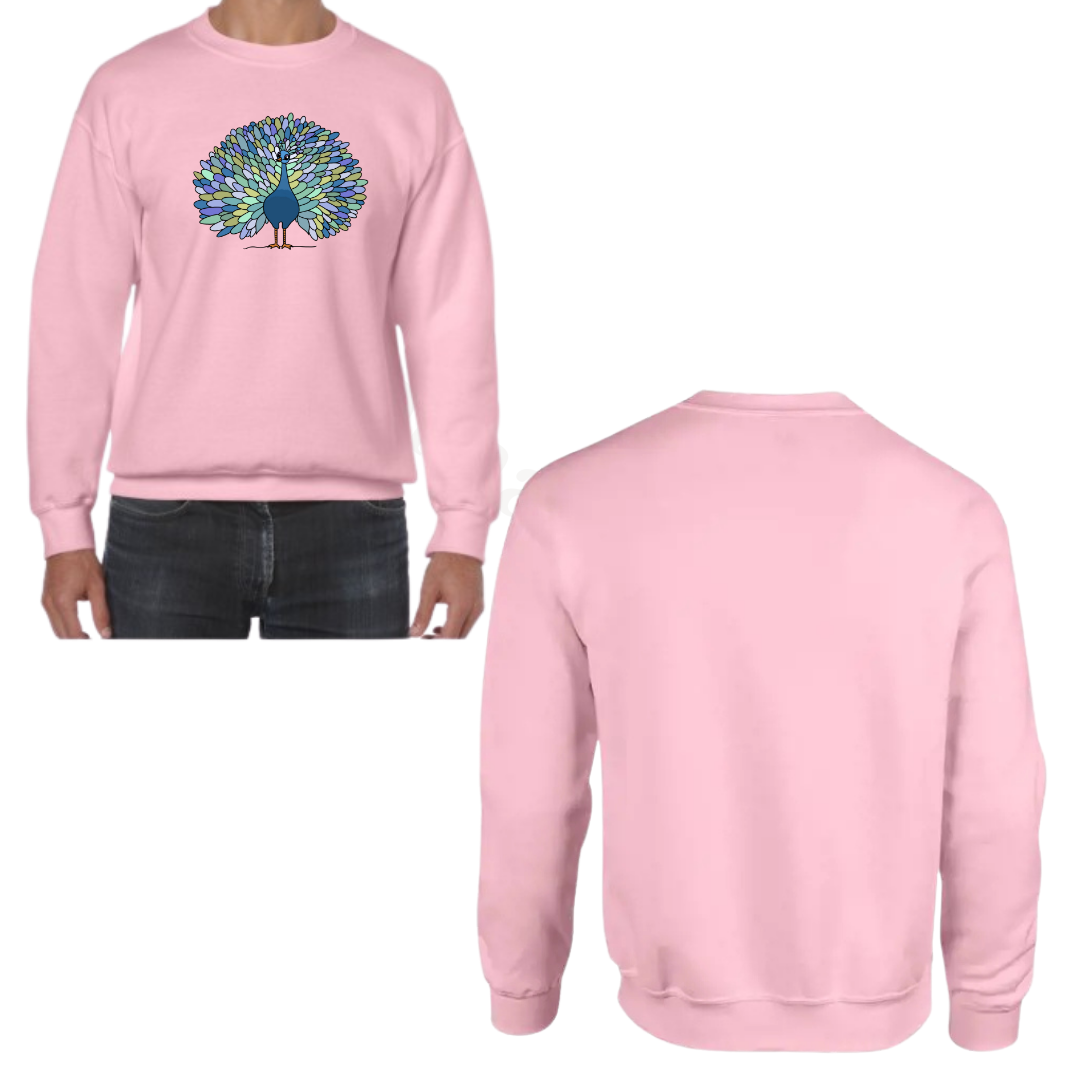 Sweater - roze - volwassenen - (ontwerp naar keuze)