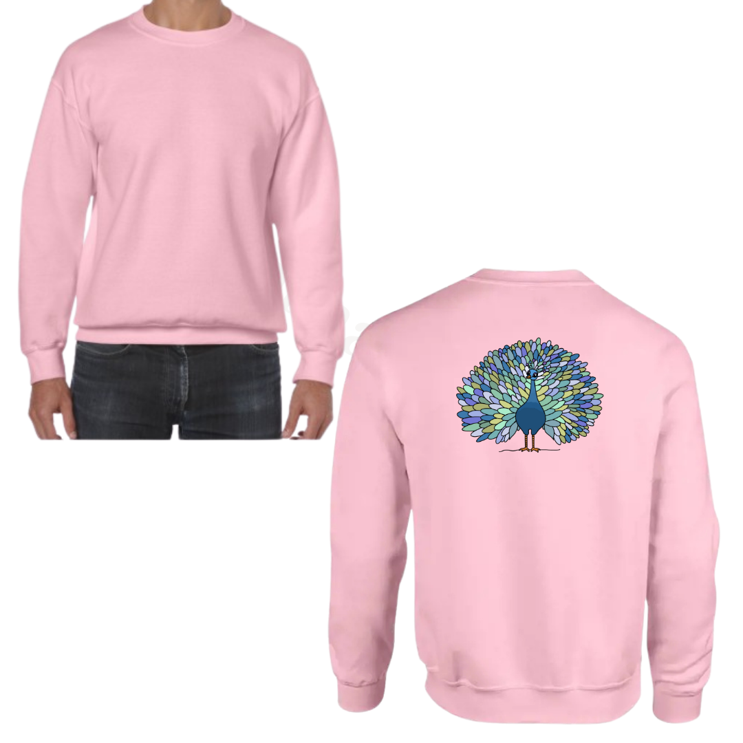 Sweater - roze - volwassenen - (ontwerp naar keuze)