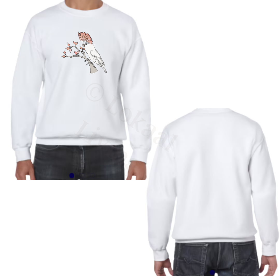 Sweater - Wit - volwassenen - (ontwerp naar keuze)