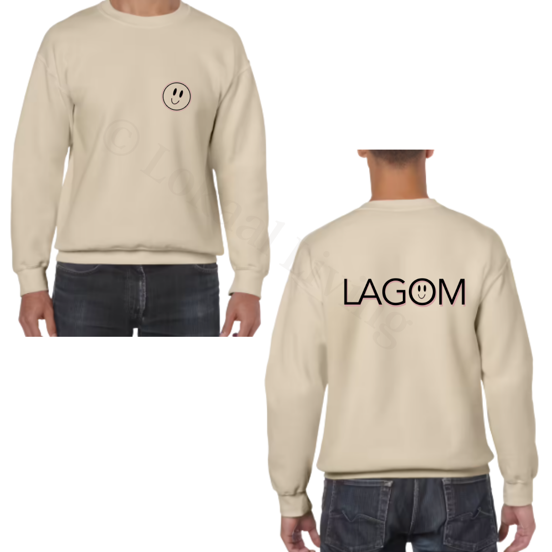 Sweater - zand - volwassenen - (ontwerp naar keuze)