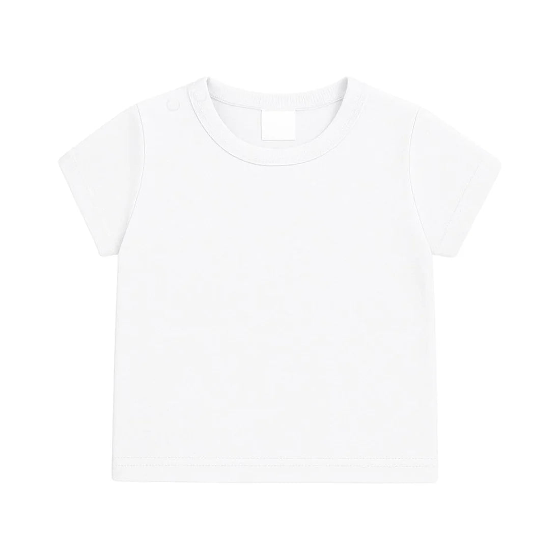 Shirt - maat 56-104 - Wit - (ontwerp naar keuze)