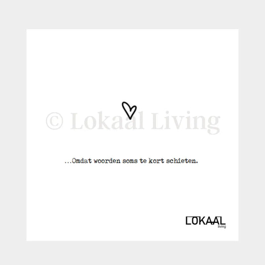 Wenskaart Zonder woorden