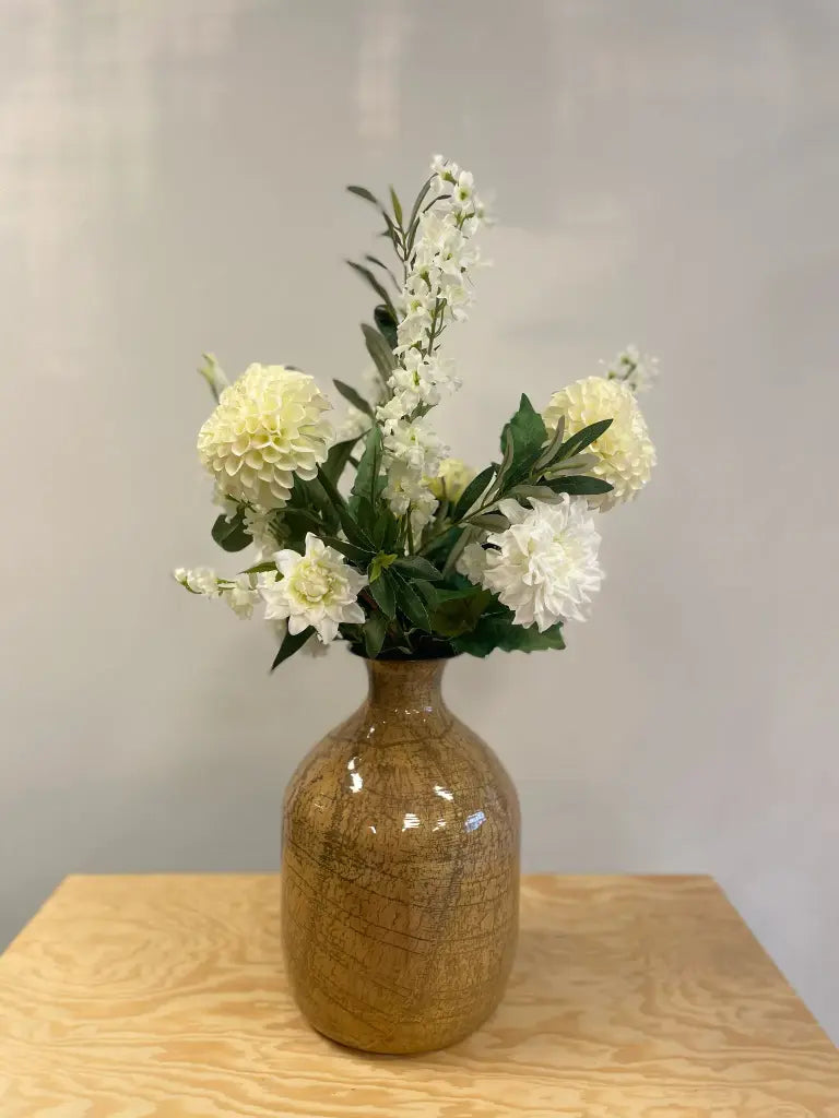 Ridderspoor wit (kunstbloem)