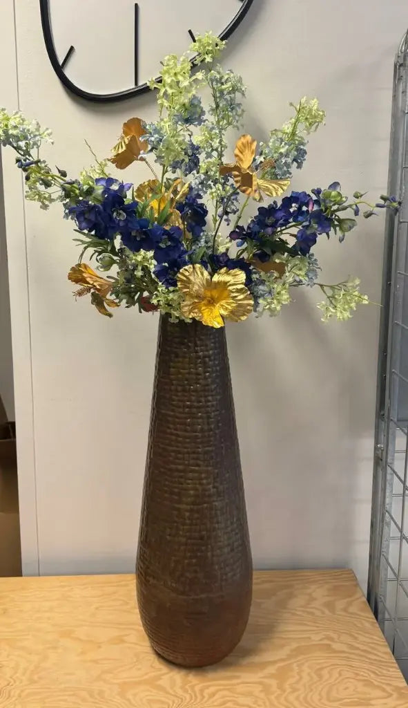 Hibiscus met goud (kunstbloem)