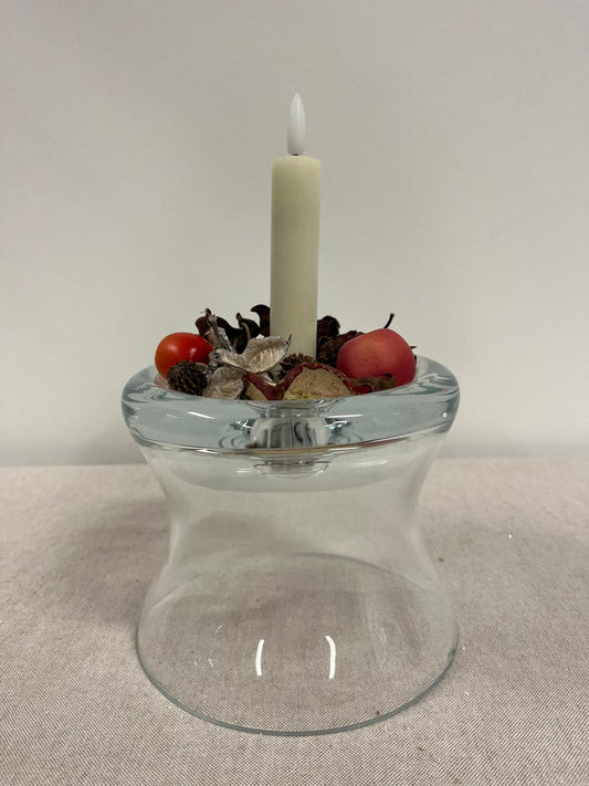 Kaarsenstandaard/decoglas Moby