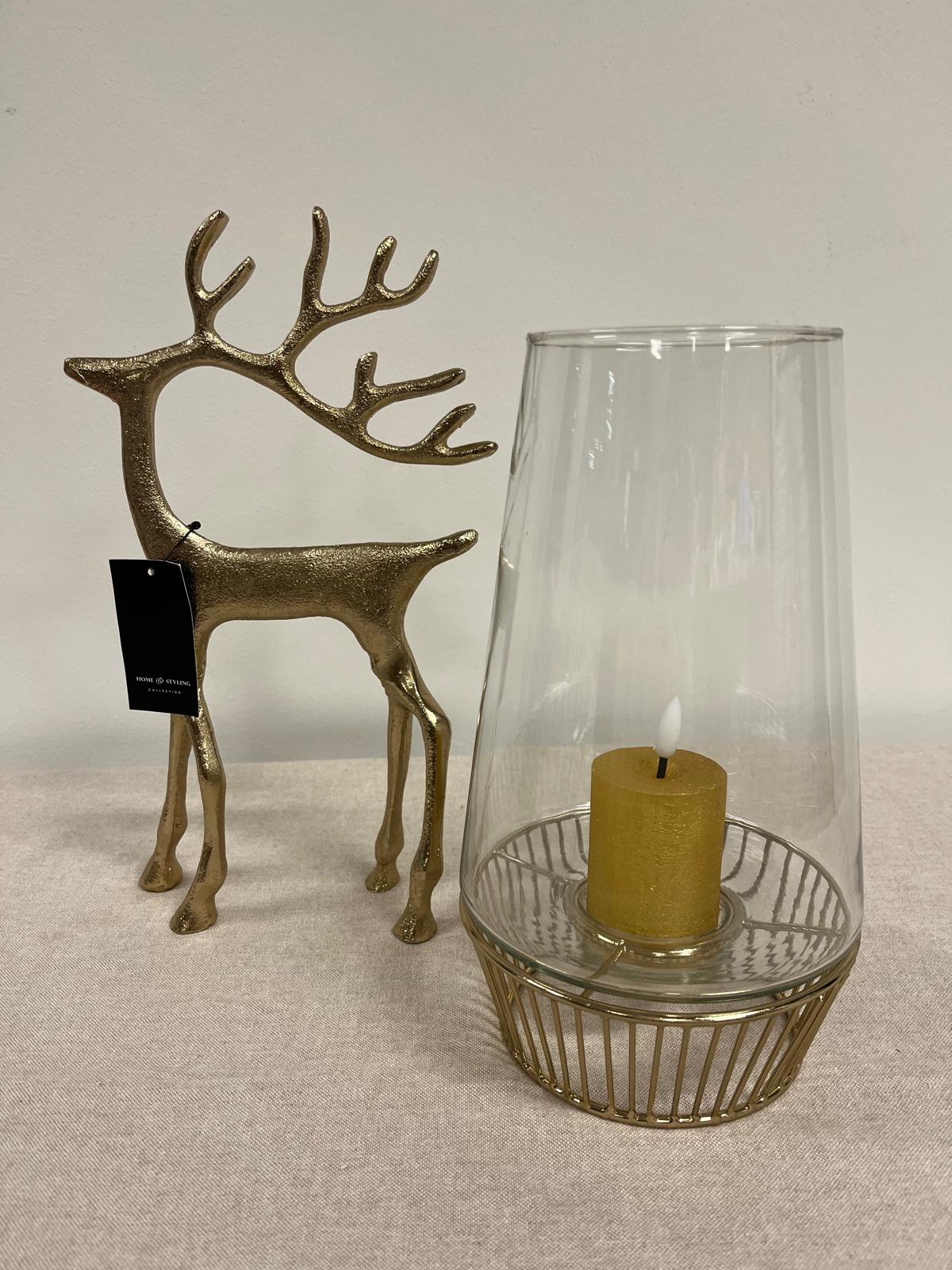 Windlicht/decoglas Milly