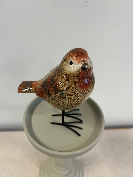 Ornament Roodkop mus op pootjes