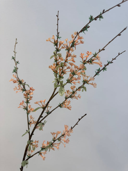 Kunstbloem kleine bloesem perzik
