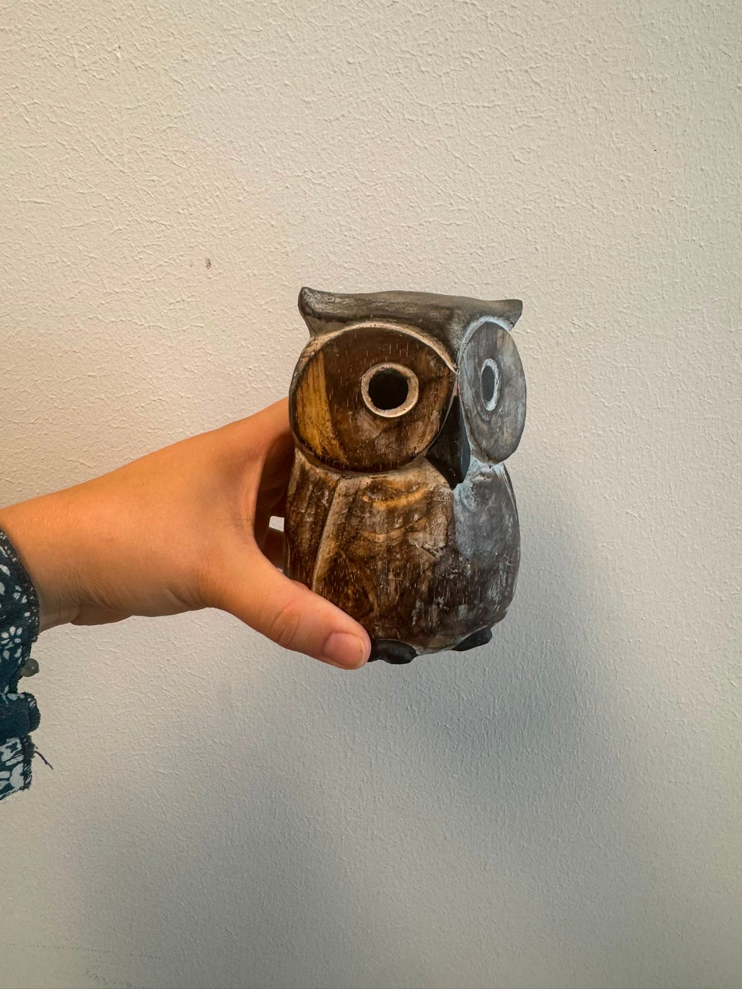 Ornament Uil hout