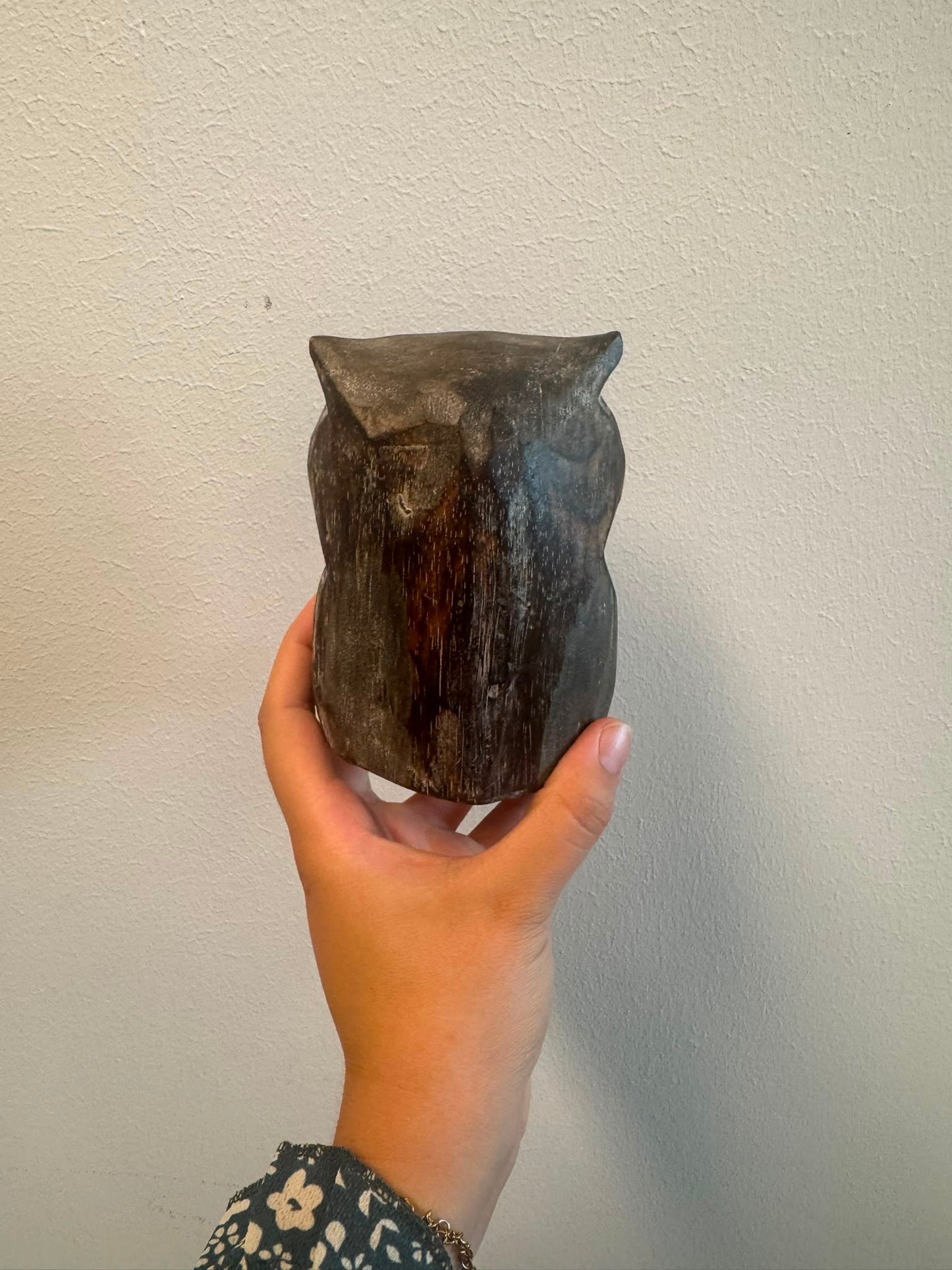 Ornament Uil hout