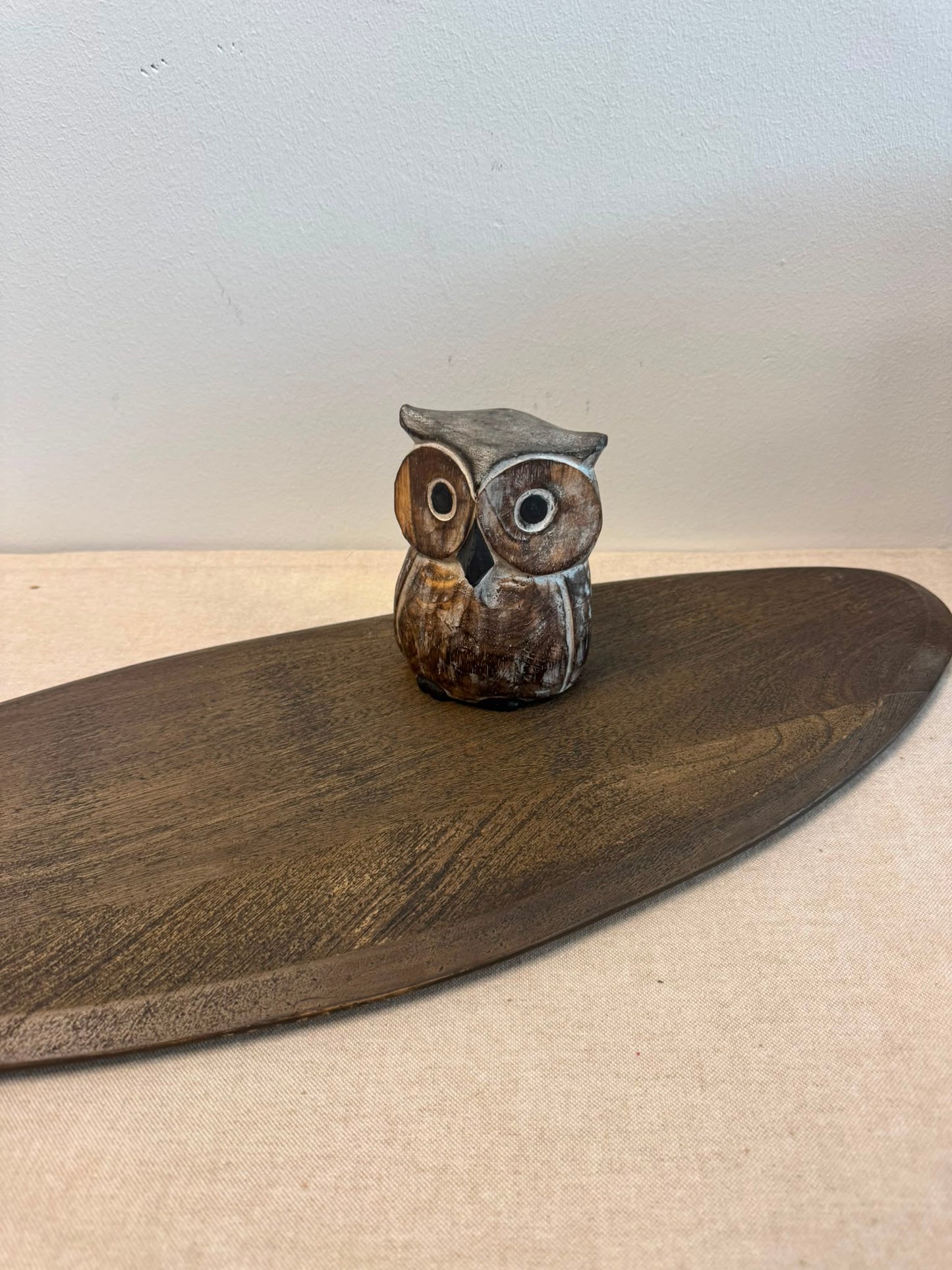 Ornament Uil hout