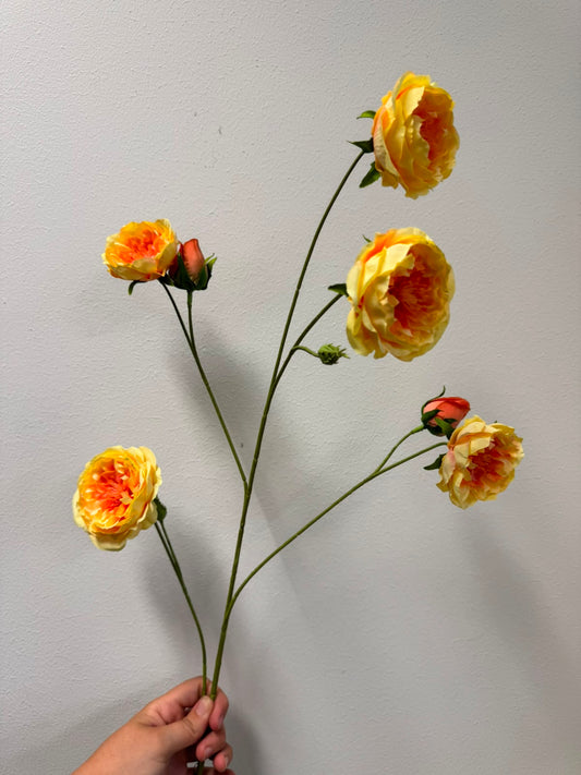 Tuinroos UV Kunstbloem