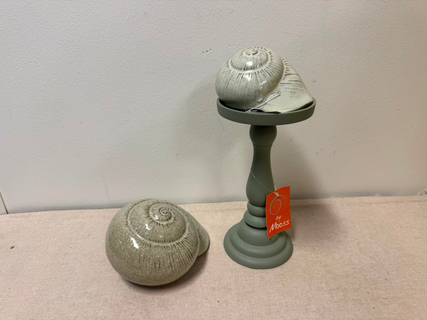 Ornament Schelp Groen