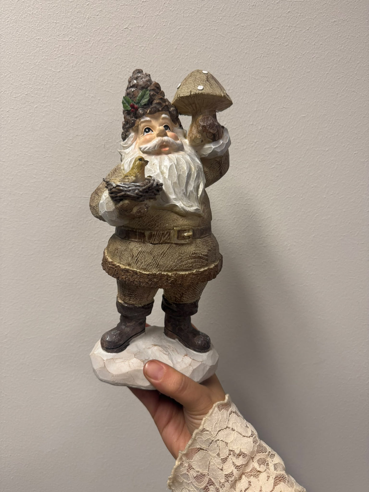 Ornament Kerstman Bruin