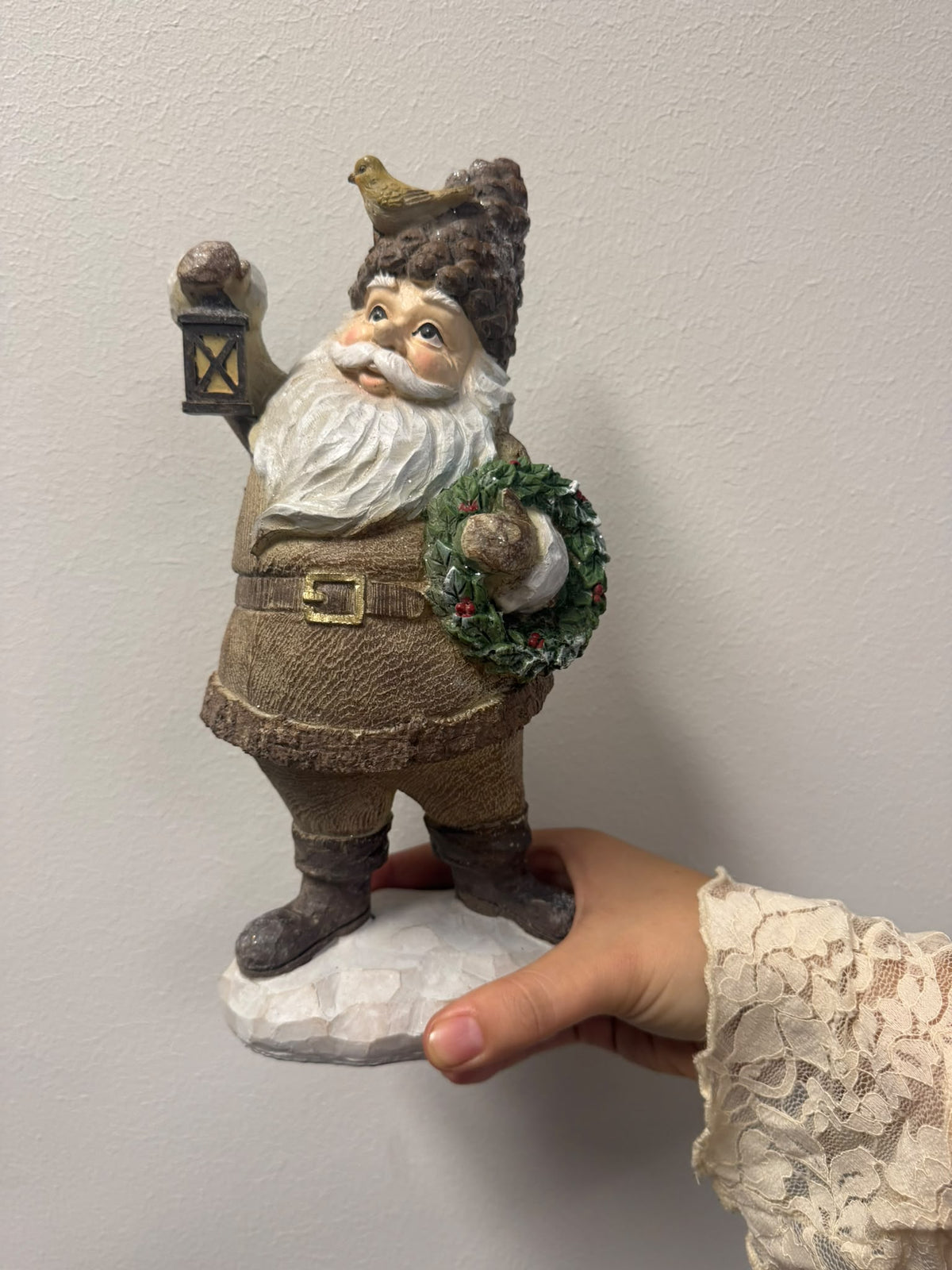 Ornament Kerstman Bruin