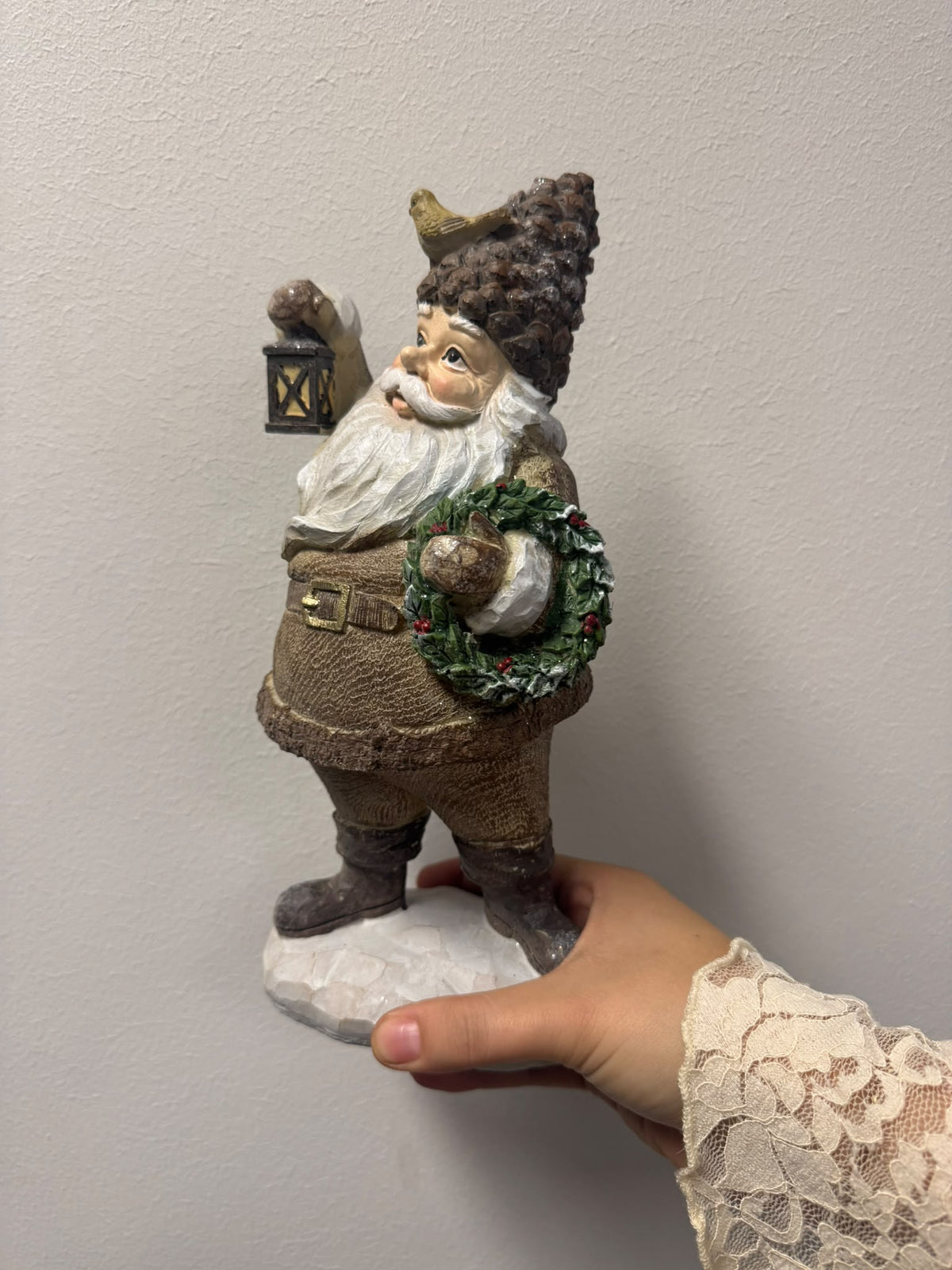 Ornament Kerstman Bruin