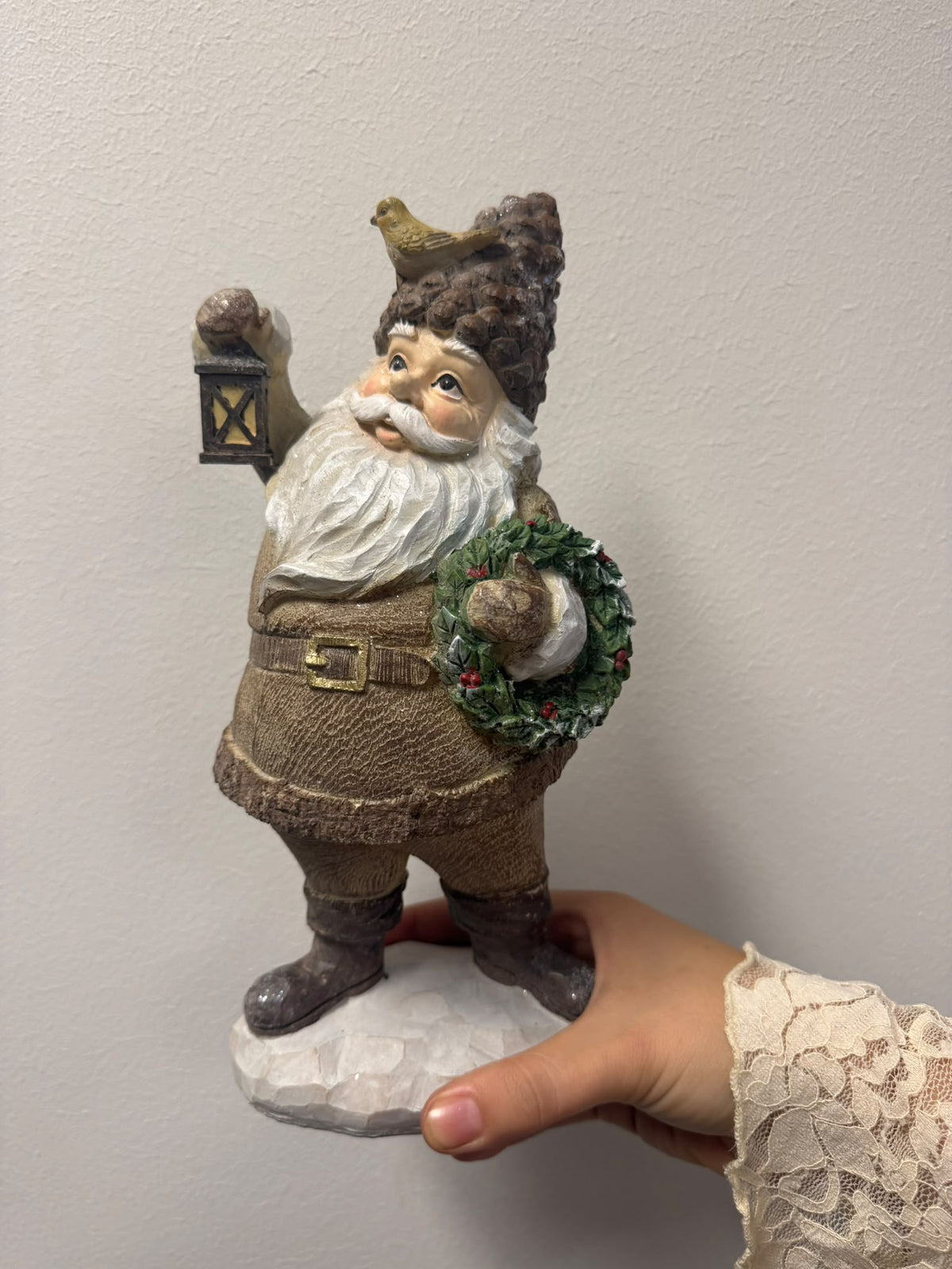 Ornament Kerstman Bruin