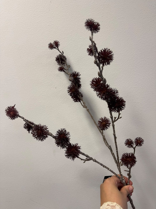 Kastanjetak Burgundy (kunstbloem)