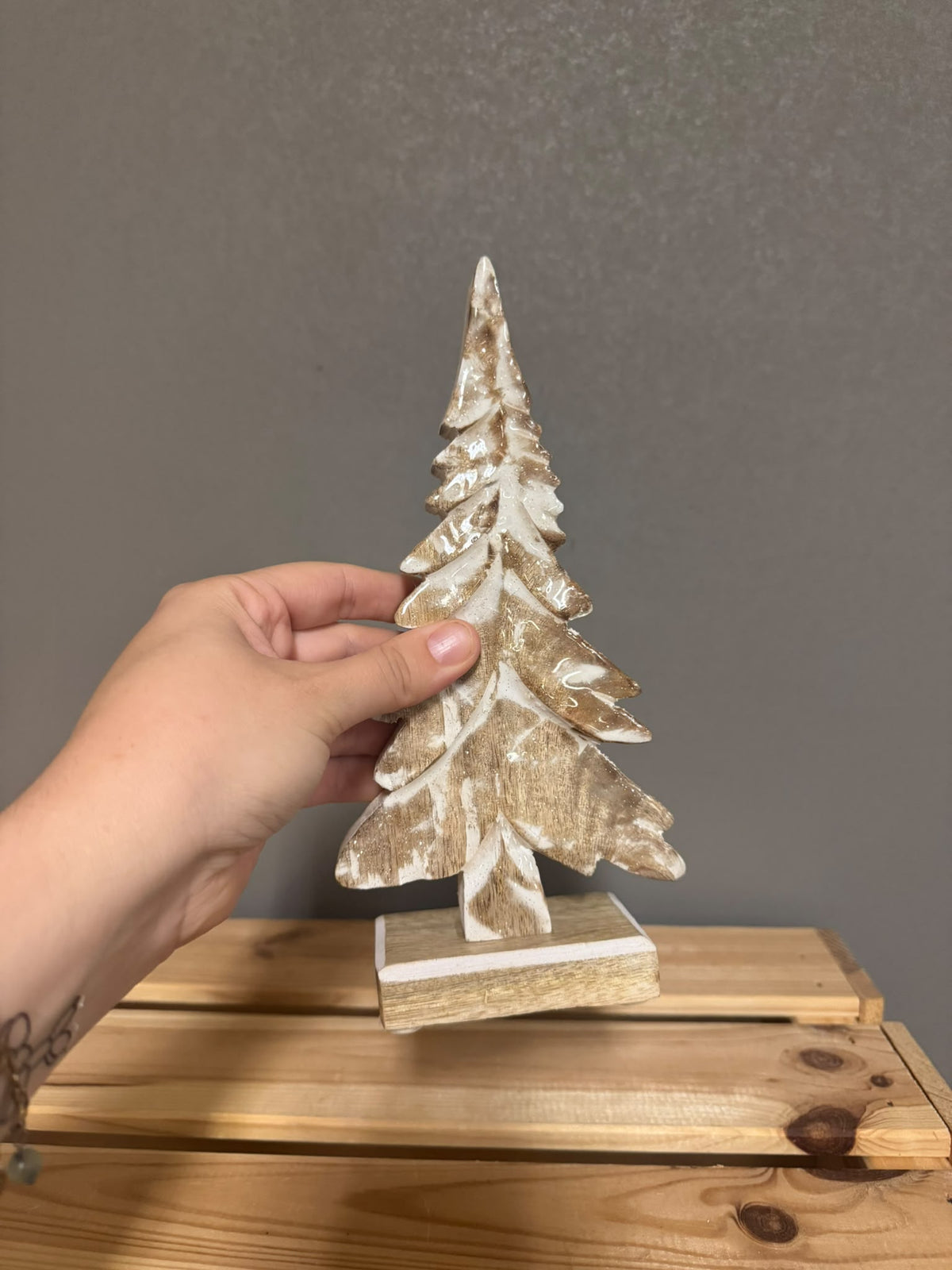 Ornament Sneeuwvlok (hout)