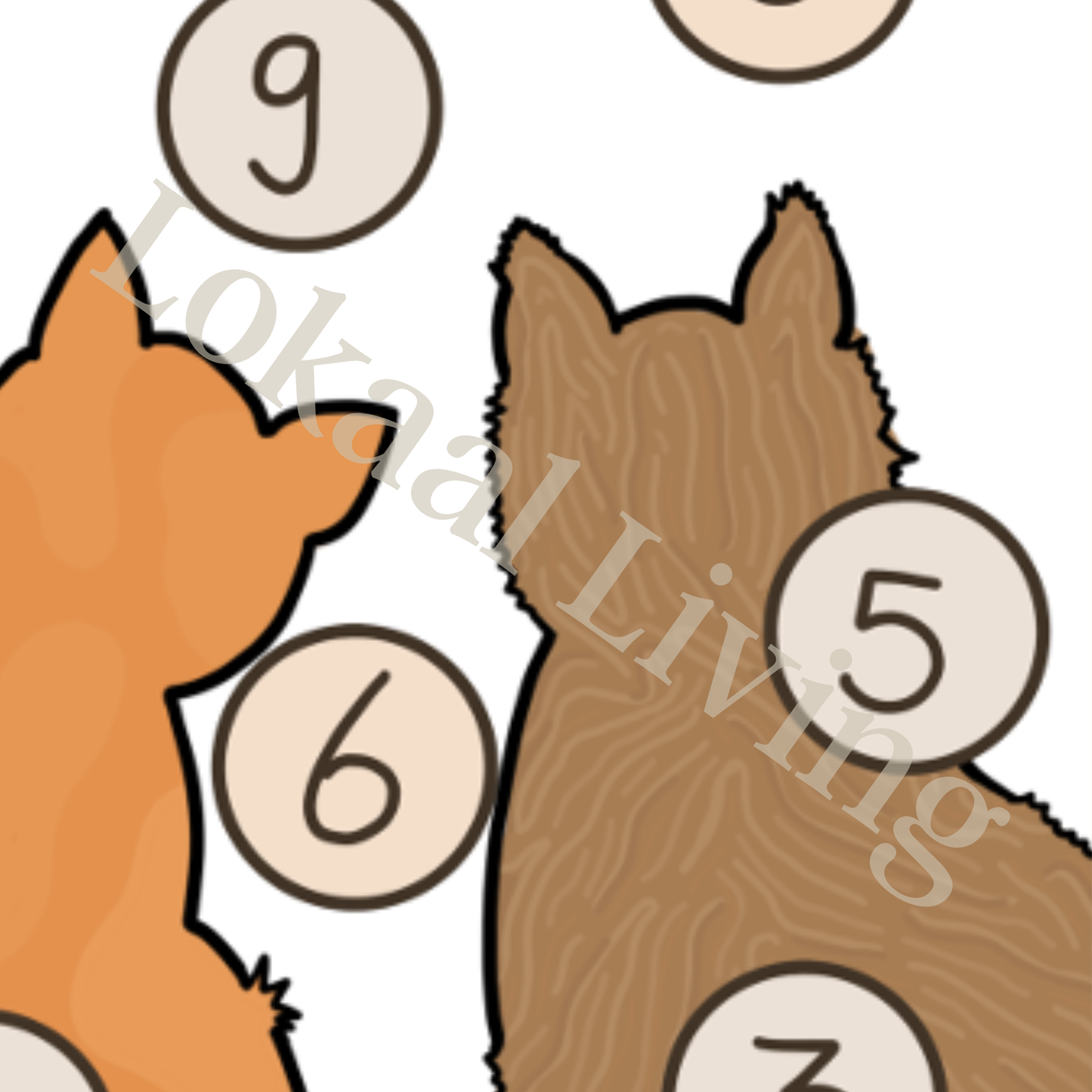 Aftelposter Katten (Printable)