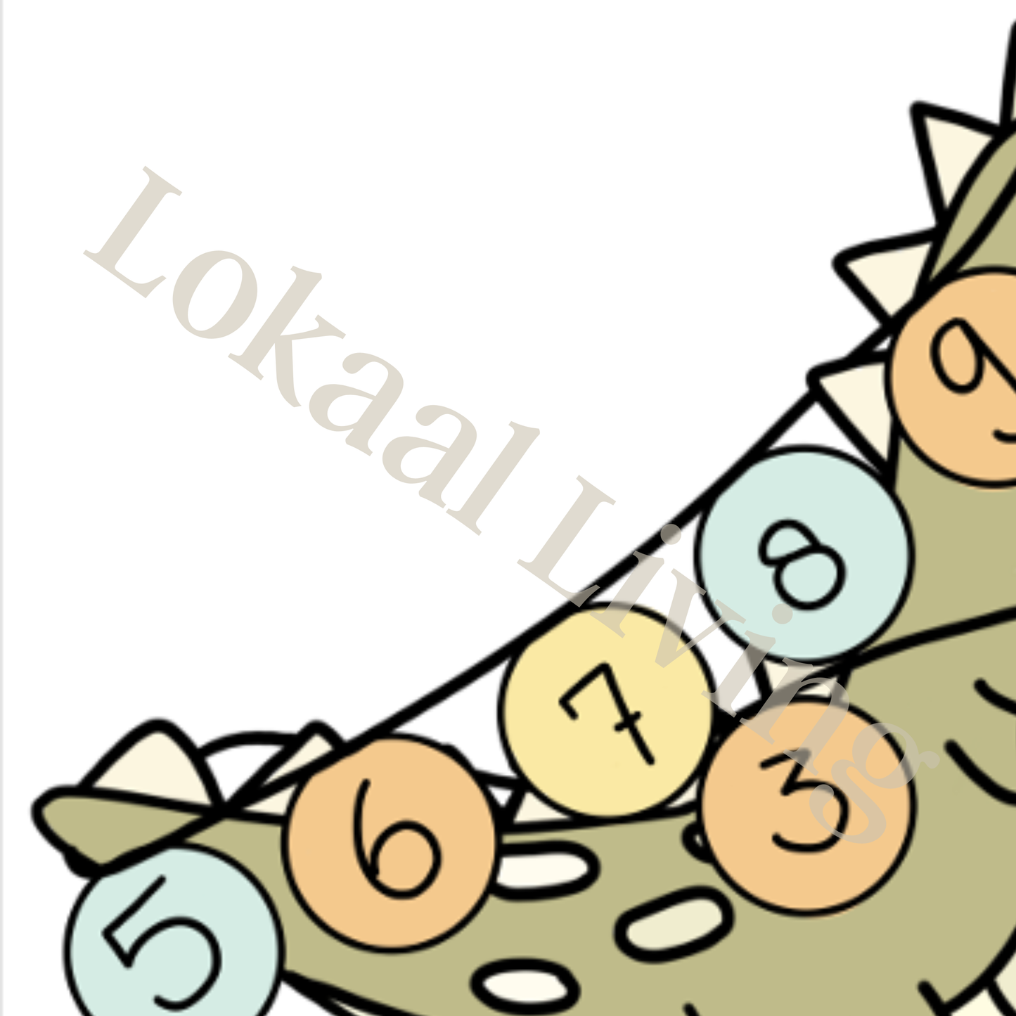 Aftelposter T-rex (Printable)