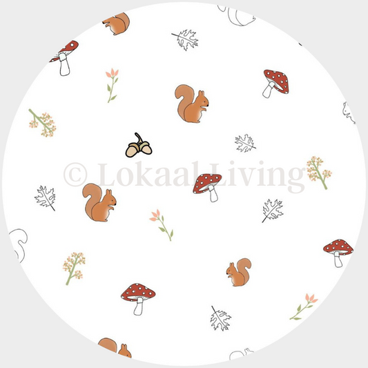 SALE muurcirkel Bos - 3mm dikte