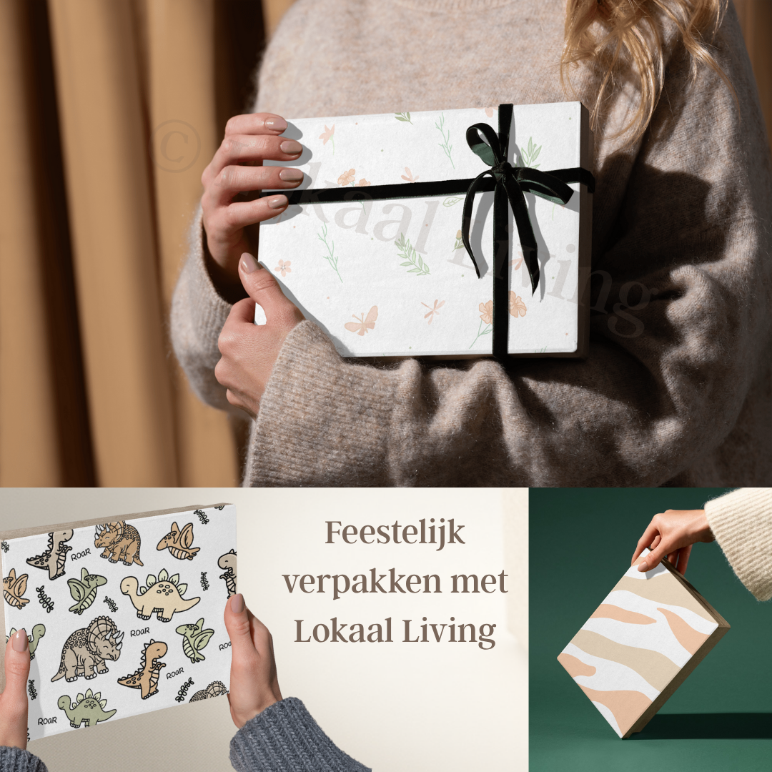 Cadeaupapier vellen bloesem