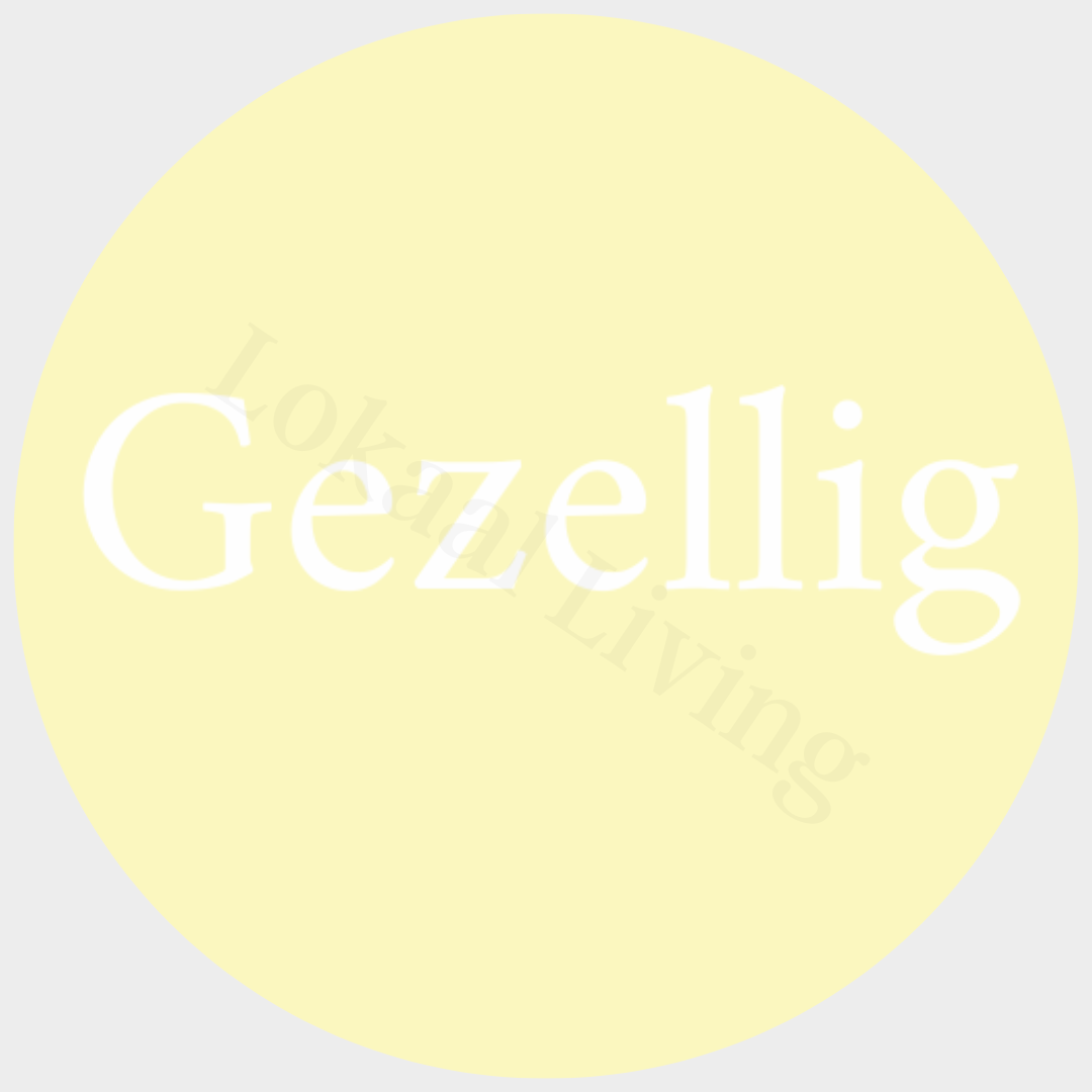 Muurcirkel Gezellig