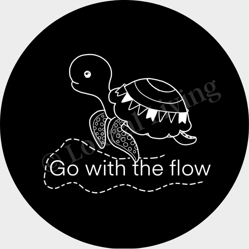 Muurcirkel Go with the Flow