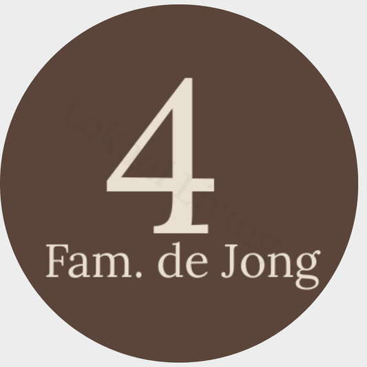 Huisnummerbord Effen kleurig (dibond)