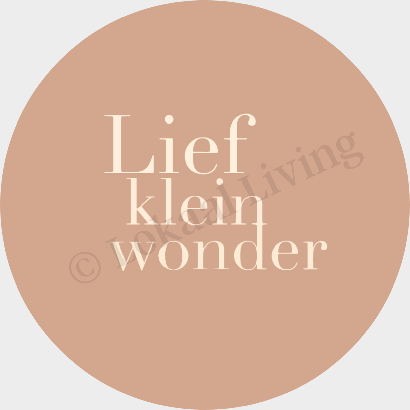 Muurcirkel Lief klein wonder