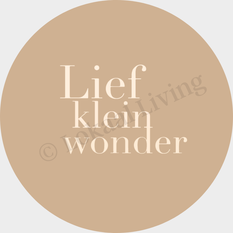 Muurcirkel Lief klein wonder