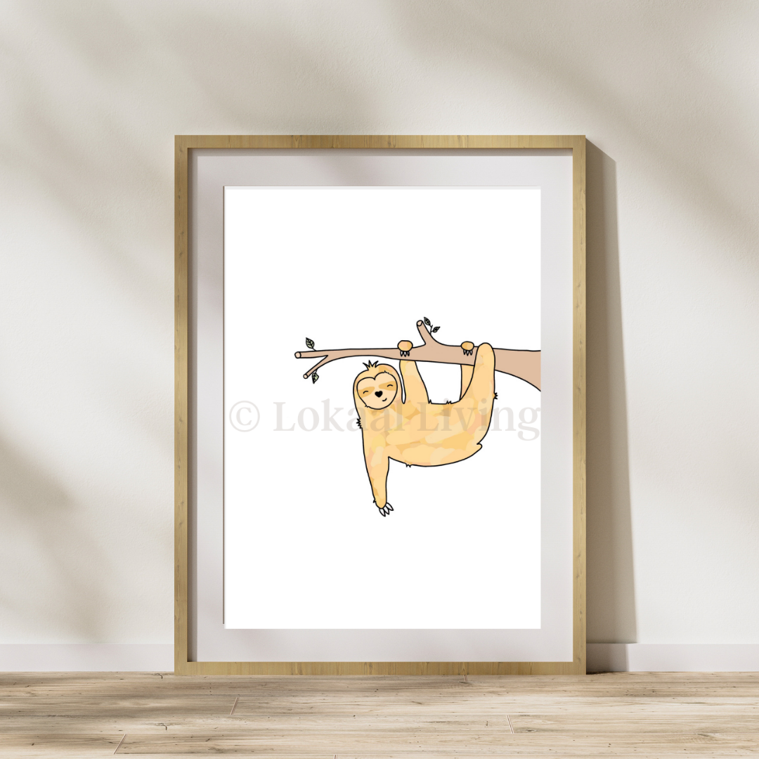 Poster Luiaard