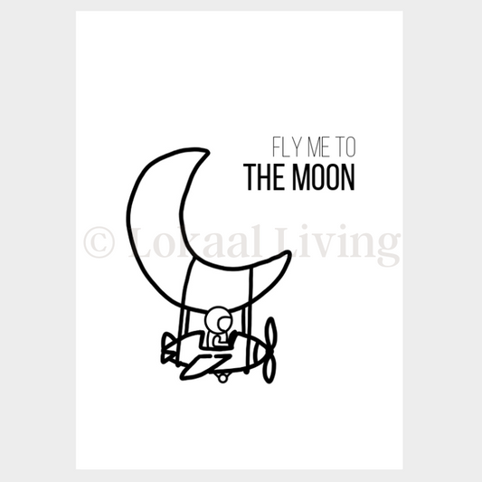 Poster Fly me to the moon