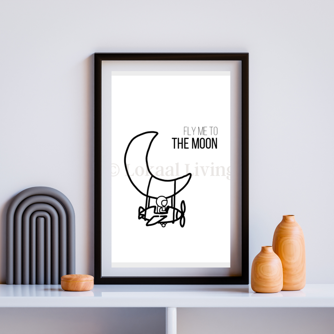 Poster Fly me to the moon