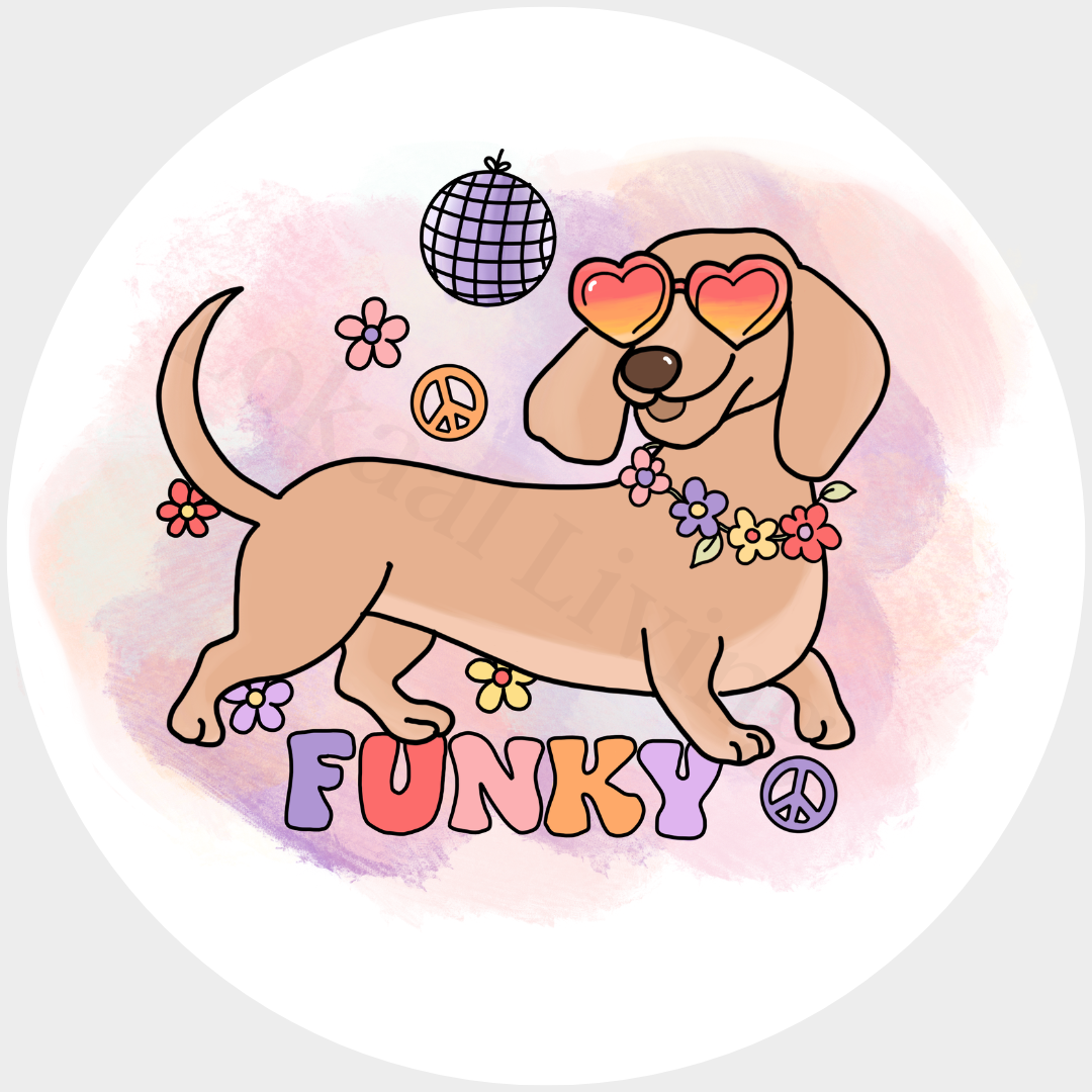 Onderzetter Funky Teckel