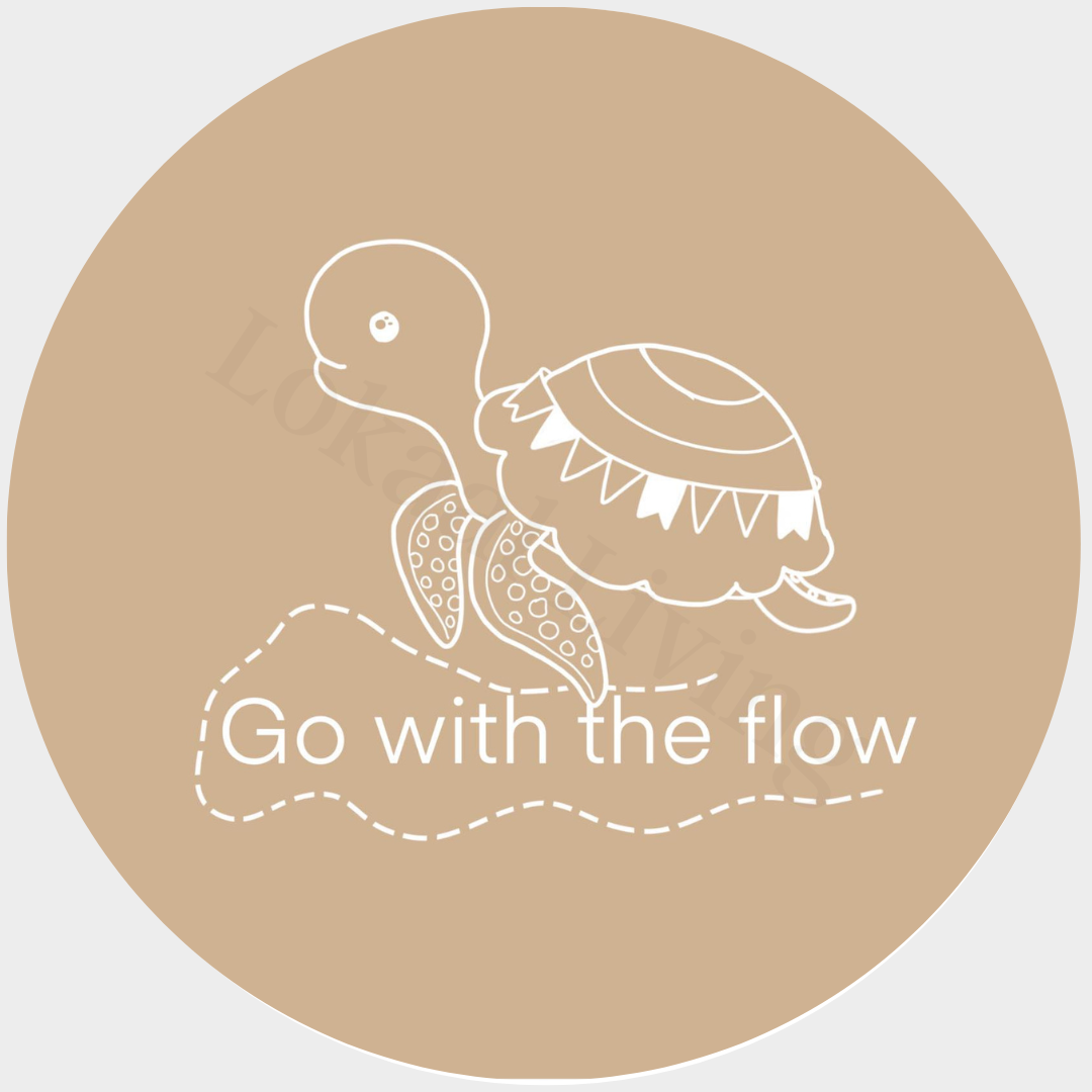 Muurcirkel Go with the Flow