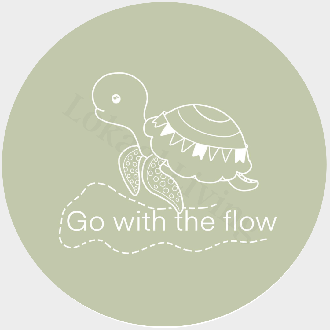 Muurcirkel Go with the Flow